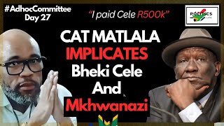 Matlala Gave More Than R500k to Bheki Cele For Favours