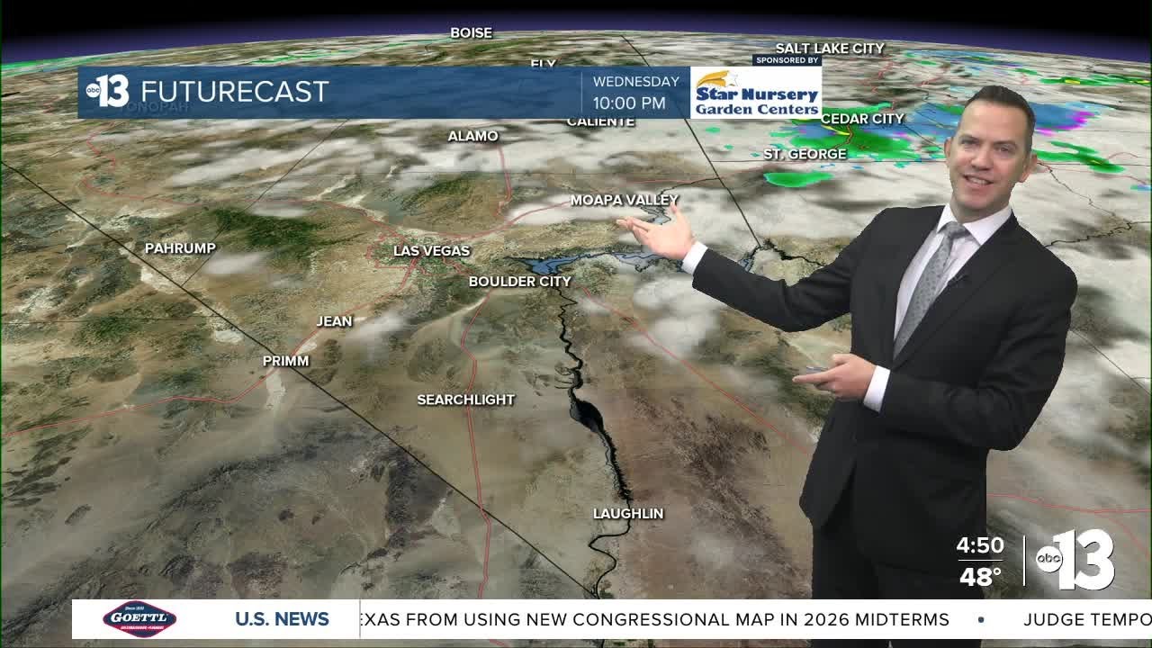 Scattered Showers Possible Today, Rain Returns Late Tomorrow - YouTube