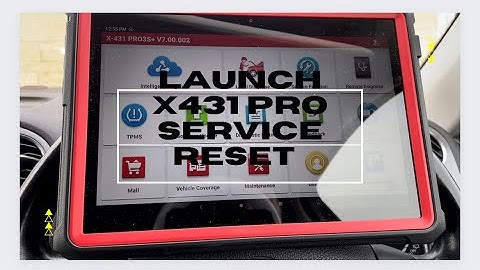 LAUNCH X431 PRO3S+ v2.0 service/oil reset
