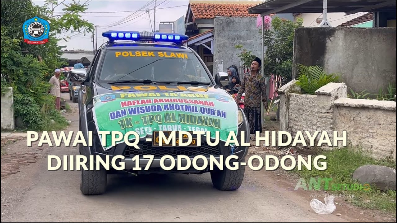 Keren! Pawai TPQ - MDTU Al Hidayah Setu Tarub Kerahkan Tujuh Belas Odong dan Mobil Bak Terbuka