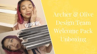 UNBOXING | Archer & Olive Design Team Welcome Pack