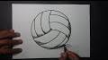 Video for Volleyball drawing realistic