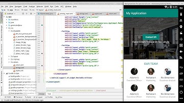 Cara Membuat Tampilan About Company yang menarik dan responsive di android studio.