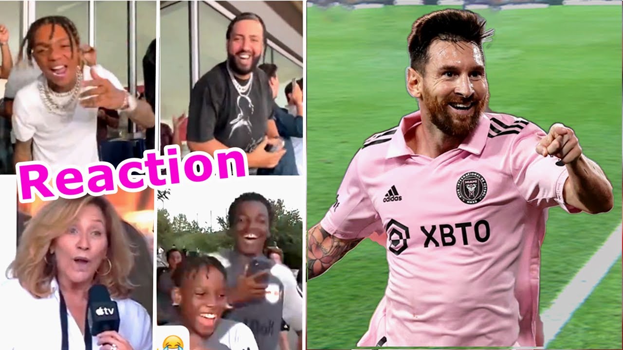Swae Lee,French Montana, Edie Falco Reaction for Messi's goal⚽️ | Redbull ballboy crazy for Messi