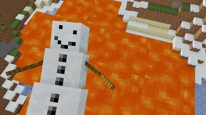 RUN!!!  evil  snowman (minecraft tag )
