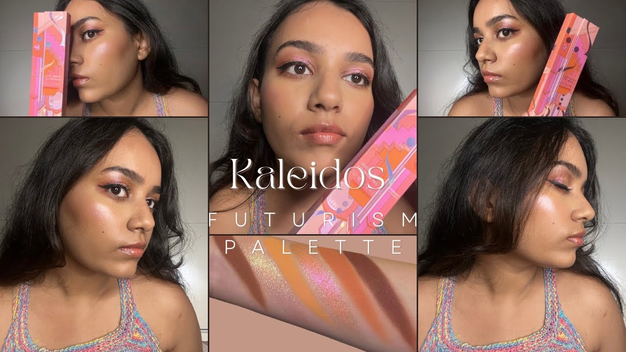 Pink Glitter Eye Make Up | Kaleidos futurism palette in Sashimi City 🌆