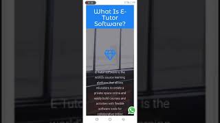 what is E tutor software and how to purchase it