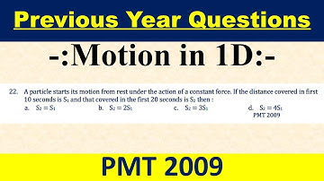 A particle starts its motion from rest under the action of a constant force. If the distance covered