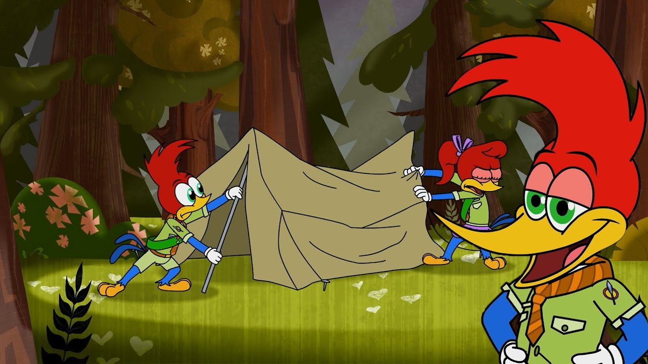Los gemelos aprenden a armar una tienda de campaña ⛺️| El Pájaro Loco | Dibujos Animados en Español