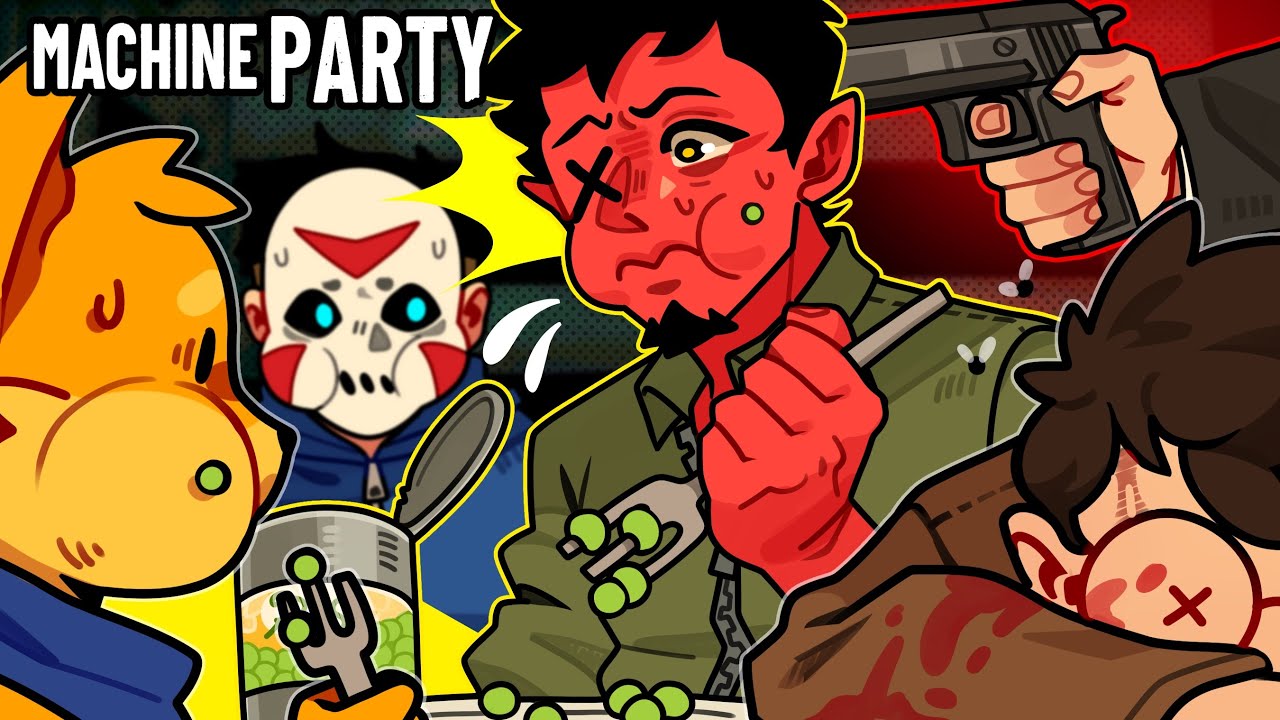 THE MOST BRUTAL PARTY GAME EVER!!! | Machine Party (w/ H2O Delirious, Kyle, Squirrel)