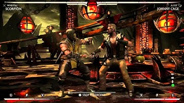 MKX Tutorial - How to punish Johnny Cage with Scorpion