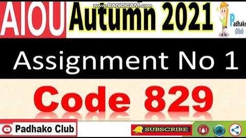 ⏩ AIOU Code 829 Solved Assignment No.1 Autumn 2021 || Level: M.ED/MA Education