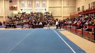 Morgan Traina Floor 2014, Yale Gymnastics