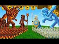 CAN LAVA WRATHNAR &amp; GRIFFON Defeat ICE WRATHNAR and the FINAL BOSS? | Stick War Legacy | STICK PETTY