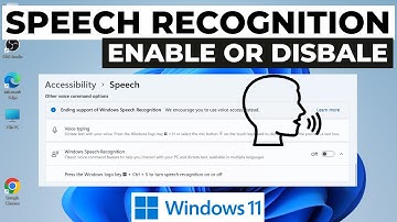 How to Enable or Disable Speech Recognition in Windows 11 2024