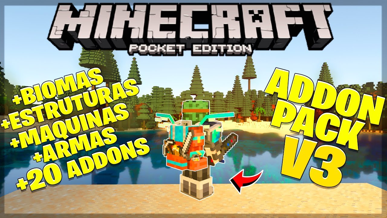 🔥ESSE É O MAIS NOVO ADDONPACK COMPLETO PARA O MINECRAFT PE 🔥{ATUALIZADO}🔥