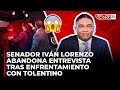 SENADOR IVAN LORENZO ABANDONA ENTREVISTA POR RAMON TOLENTINO