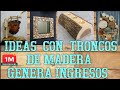 ⛔ GENIALES IDEAS CON TRONCOS DE MADERA PARA DECORAR, QUE PUEDES HACER Y VENDER POR MUCHO DINERO ▶️