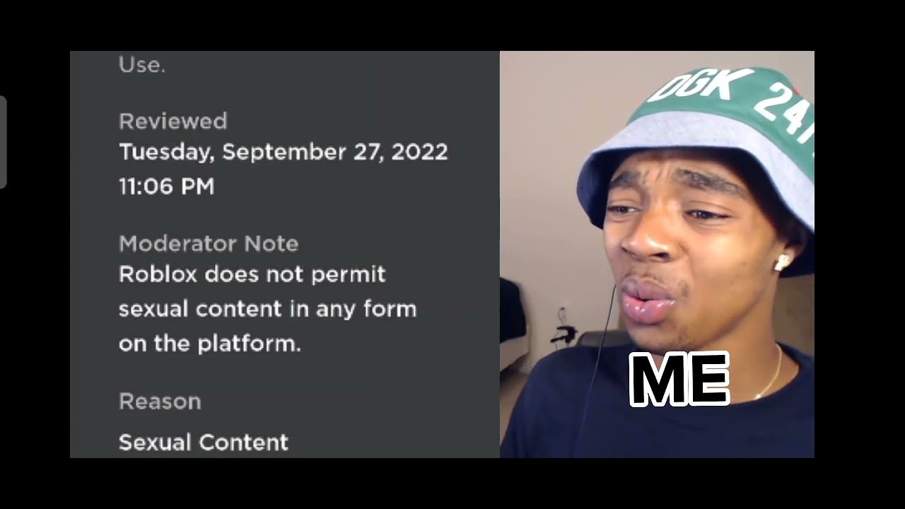 Got Ban In Roblox For Saying Some Stuff Goofy Ahh gaysexisthebest read Description YouTube
