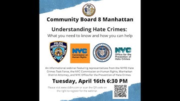 Understanding Hate Crimes: What you need to know and how you can help