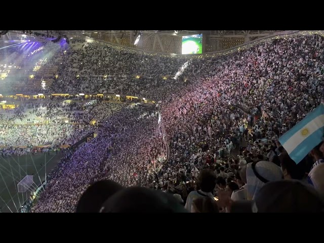 “La Cumbia De Los Trapos” | Argentina vs France | 2022 FIFA World Cup Final | Lusail Stadium | Qatar class=