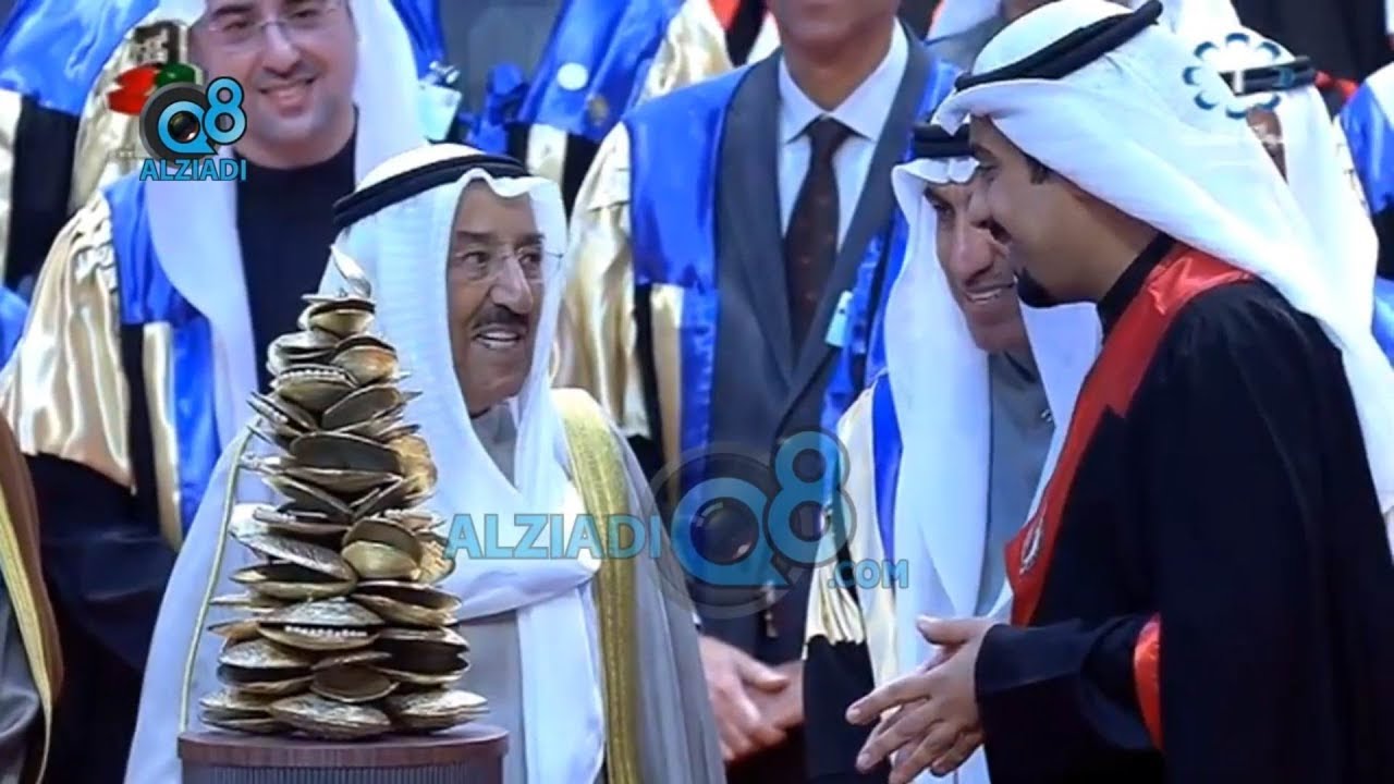 بحضور سمو أمير البلاد حفل الخريجين المتفوقين للعام الجامعي 2018/2017 عبر تلفزيون الكويت