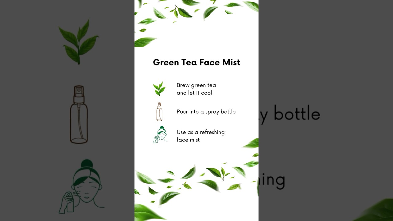 Refresh with green tea mist! 🌱✨ 