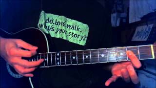 Video thumbnail of "David Crowder - Come as you are - Worship Guitar lesson"
