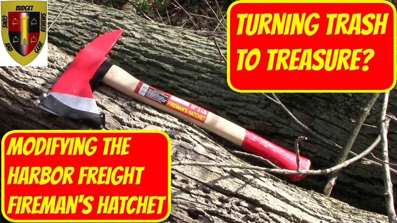 Harbor Freight Fireman's Hatchet Modifications YouTube