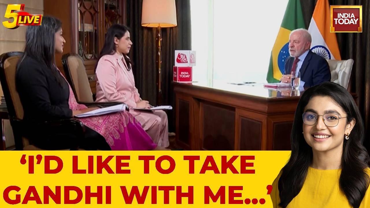 Lula da Silva On Donald Trump, BRICS And Why Mahatma Gandhi Is His Inspiration | Brazil Prez EXCL