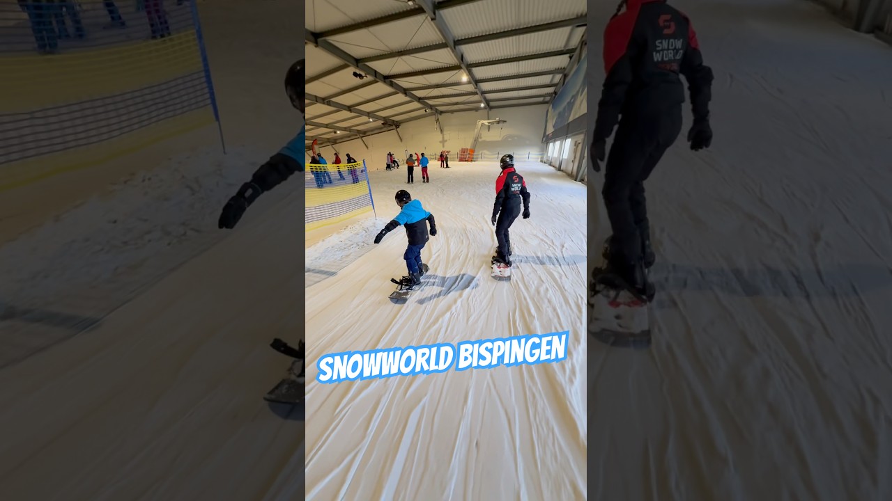 Wir waren mal wieder in der SnowWorld Bispingen ❄️🏂 