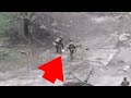 Russian infanty try remove anti tank mine but triggers it instead