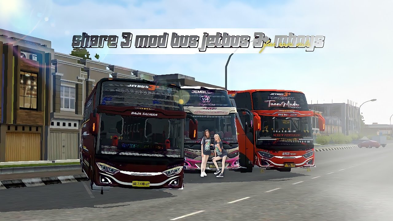 SHARE!? MOD BUS JETBUS 3+ FUL ANIMASI DAN FUL DITAILING PART²!! 😱 - YouTube