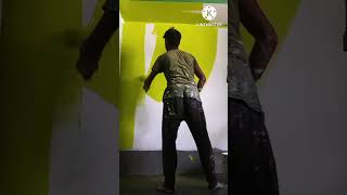 How to apply wall paint colour code 7773 shorts viral art painting trending