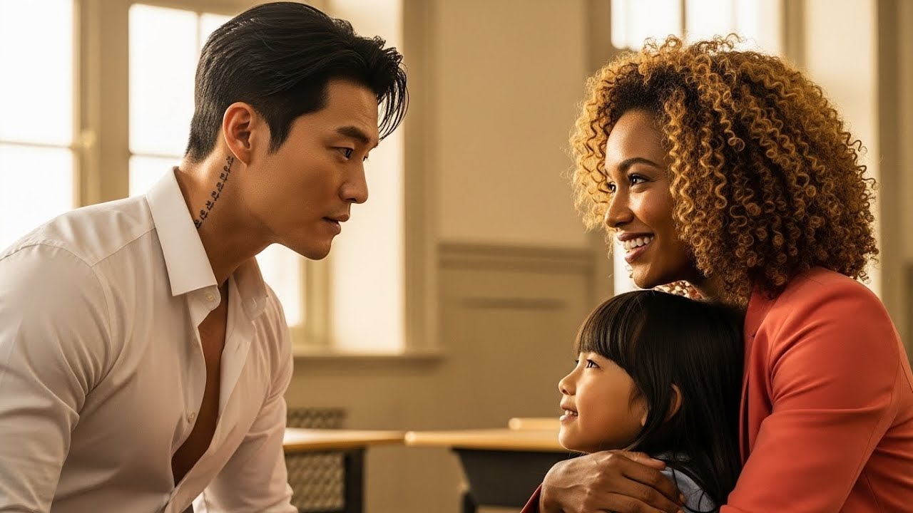 Lonely Korean Mafia Boss Vowed Never to Love — Then Met His Daughter’s New Black Teacher...