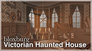 Bloxburg - Victorian Haunted House Speedbuild (interior   full tour)