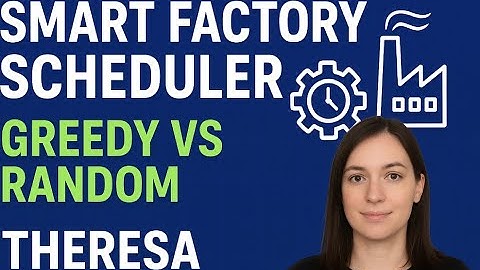 Smart Factory Scheduler | Optimization Demo with Greedy vs Random Algorithms