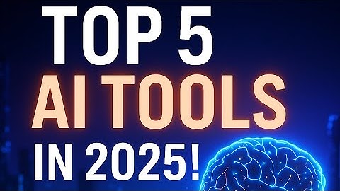 Top 5 AI Tools You Need to Use in 2025! (Mind-Blowing Tech)