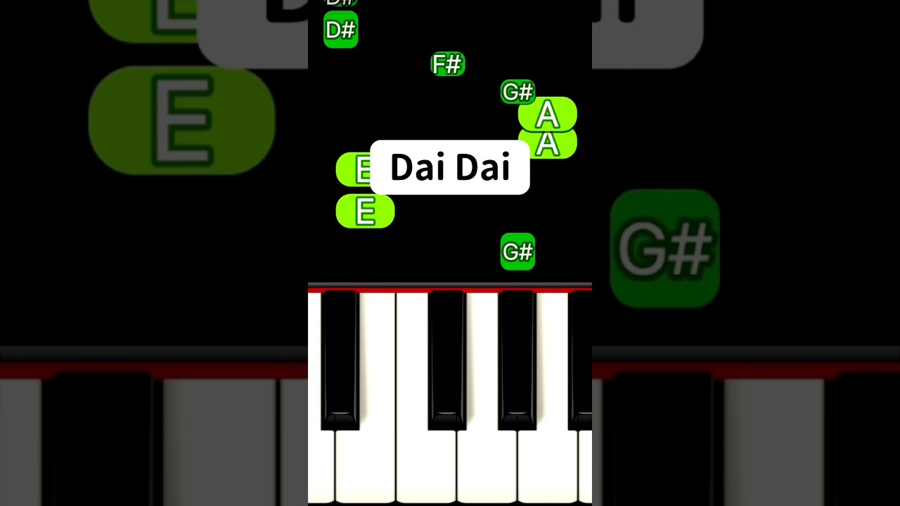 Dai Dai (Piano Tutorial) #FIFAWorldCup
