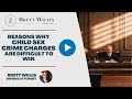 Reasons Why Child Sex Crime Charges are Difficult to Win | Brett Willis Law