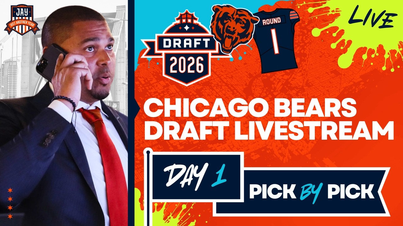 📺 LIVE: Chicago Bears 2026 NFL Draft Livestream | Live Picks with ...