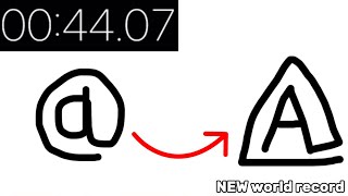 Uppercase Symbol Speedrun (Old WR)