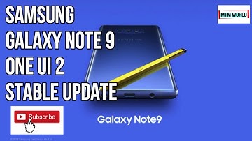 GALAXY NOTE 9 ONE UI 2 ANDROID 10 STABLE UPDATE  FOR BETA USERS