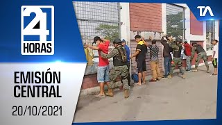 Noticias Ecuador: Noticiero 24 Horas 20/10/2021 (Emisión Central)