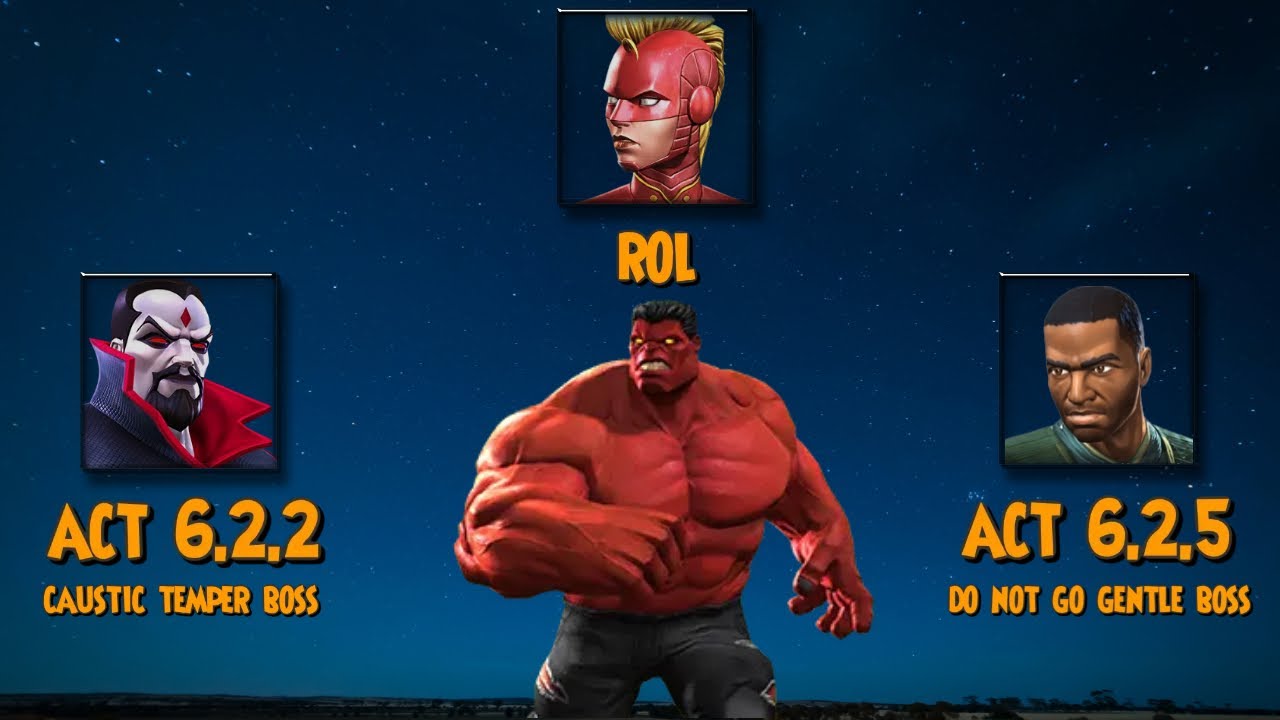 6*R4 Red Hulk Ultimate Showcase