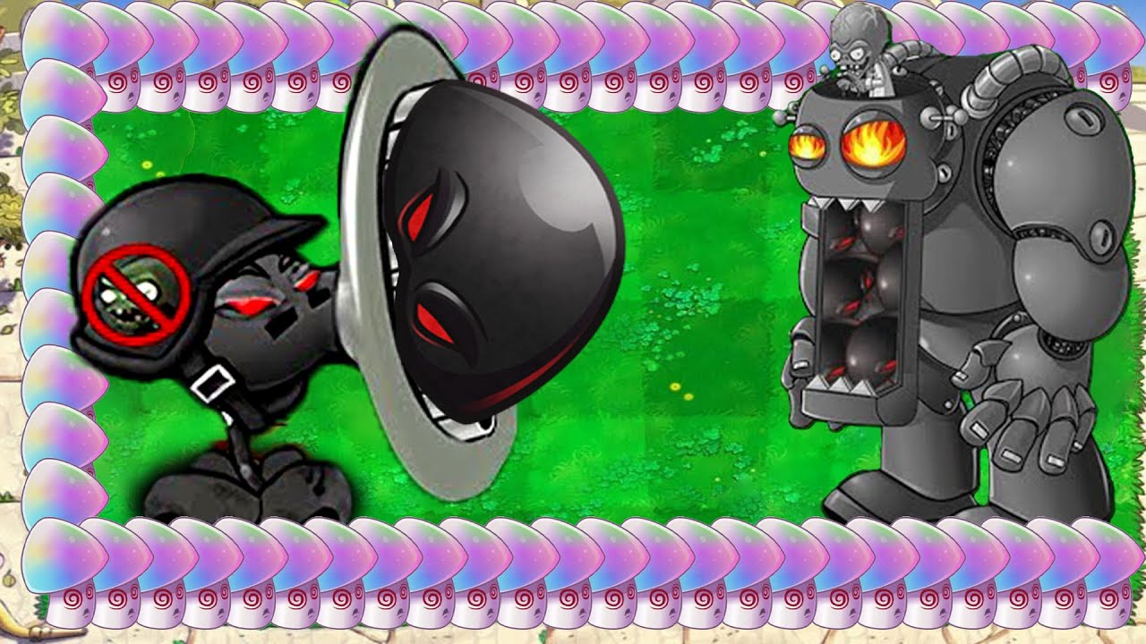 999 Doom Gatling Pea X Hypno Shroom Attack Doom Dr.Zomboss Giga ...
