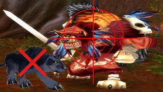Petless Hunter vs Lieutenant Fangore @ Level 27 (SSFHC)