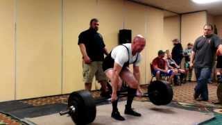 Brian Barger 615 deadlift, 1475 @ 198 raw, 9/9