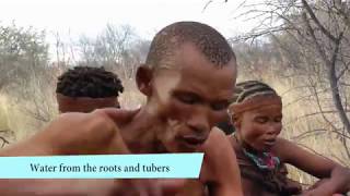 At the tribe of San (bushmen) in Namibia