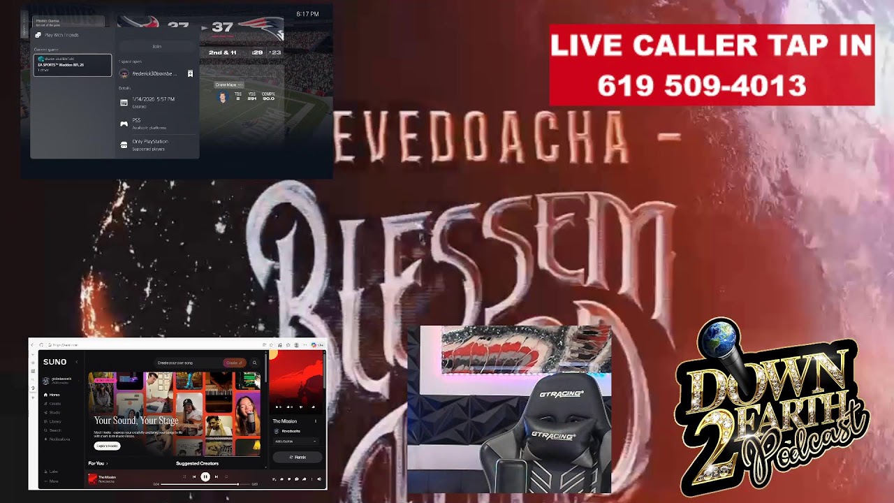 REEL MADDEN...GLOBE POWER PRODUCTION$ 🚨 REVEDOACHA GOING LIVE! 🚨